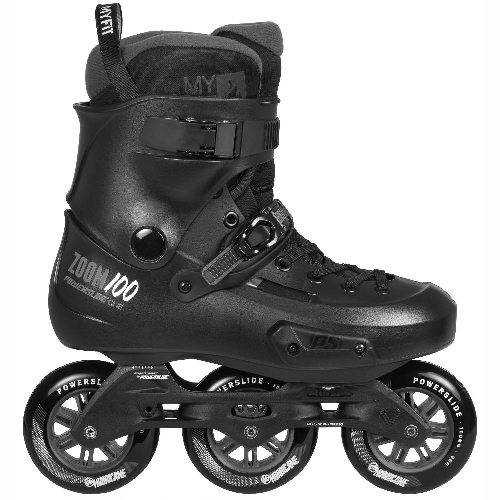 playlife Zoom Pro Black 100 Powerslide - Urban Inline Skates