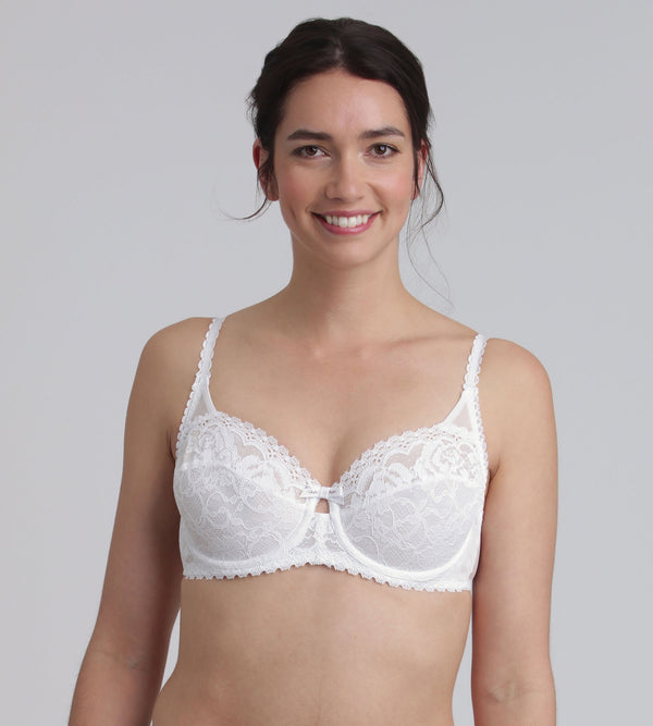 playtex Balcony bra in white Flower Elegance Recycled