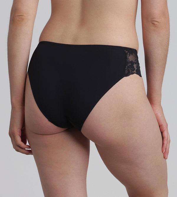 Playtex Bikini Knickers In Black Essential Elegance
