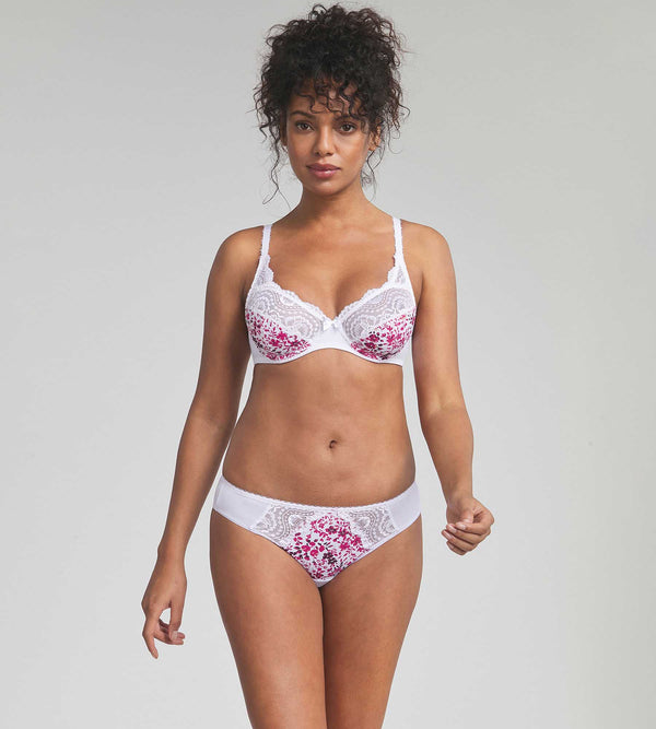 Playtex Bikini Knickers In Summer Bloom Flower Elegance Micro