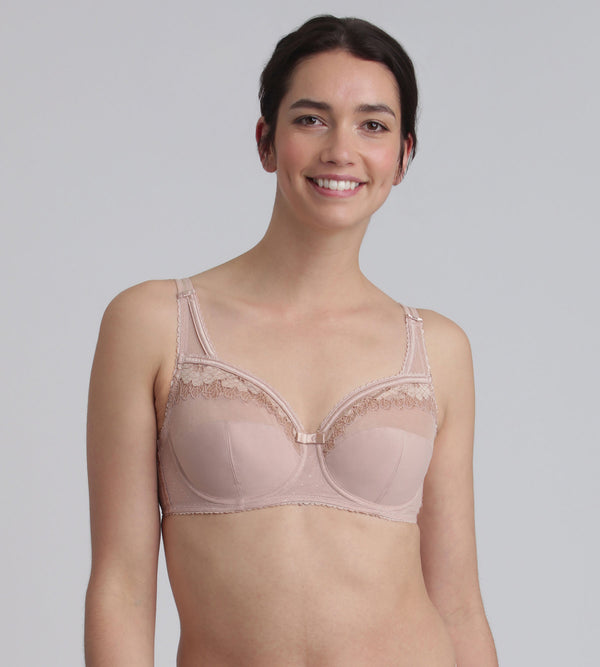 playtex Full cup bra in beige Classic Micro Support