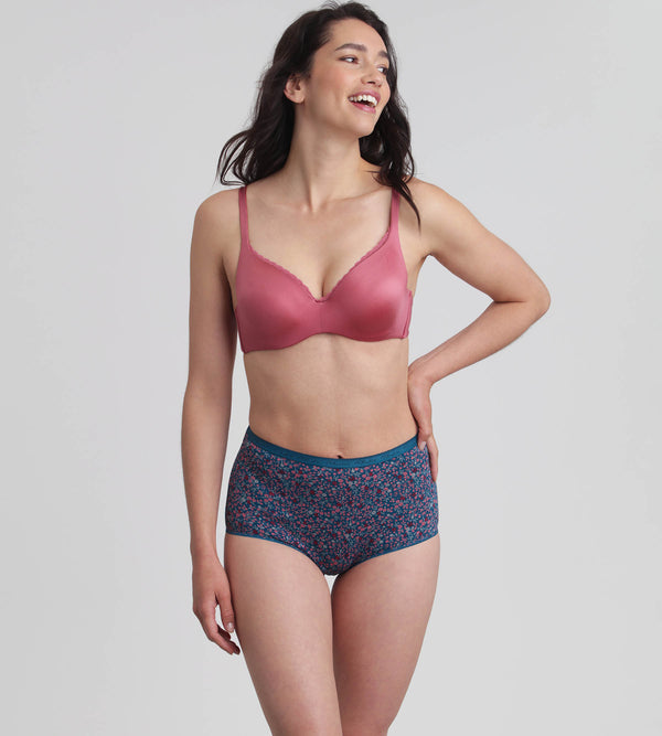 Playtex Full Cup Bra With Removable Underwires In Pink Lady 24h Soft Absolute