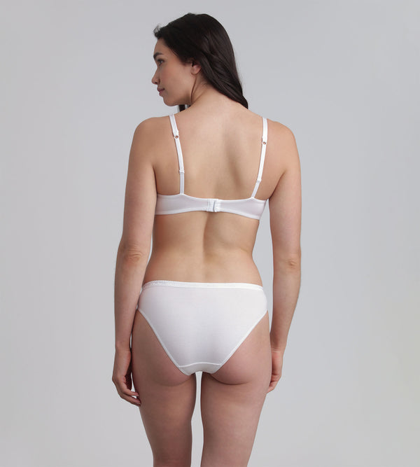 Playtex Full Cup Bra With Removable Underwires In White 24h Absolute Soft