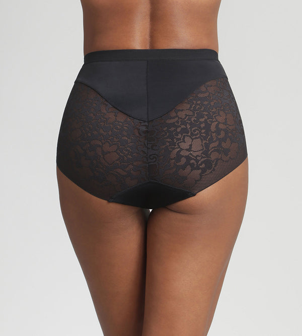 Playtex High-waisted Girdle In Black Expert In Silhouette