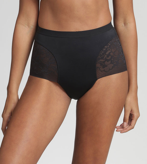 playtex High-waisted girdle in black Expert in Silhouette