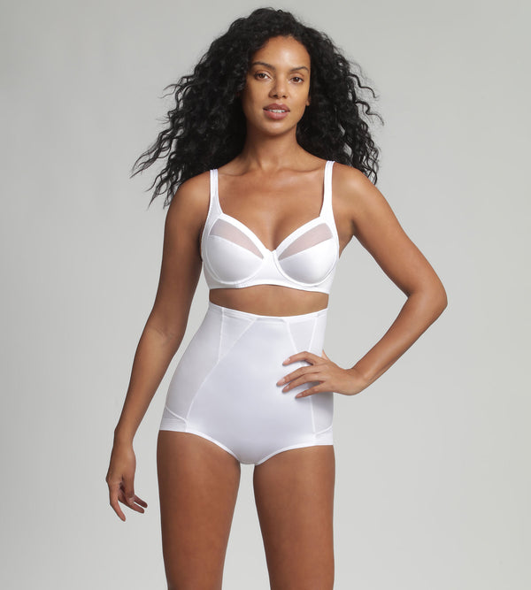 Playtex High-waisted Girdle In White Perfect Silhouette