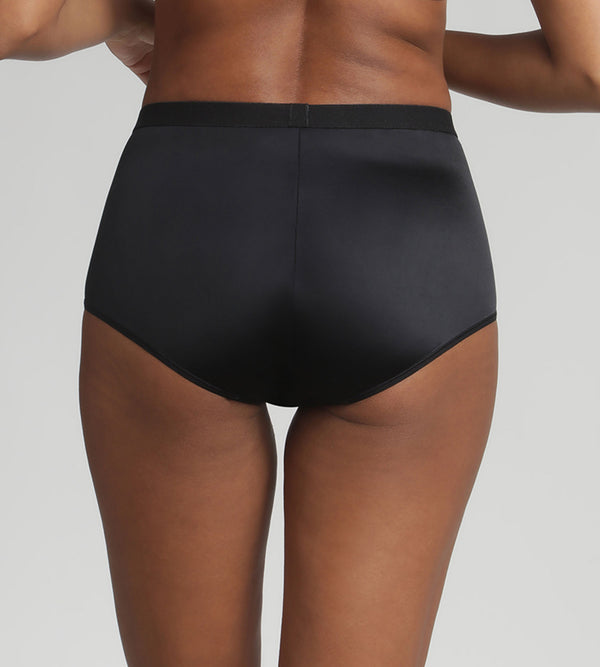 Playtex High-waisted Shaping Knickers In Black Perfect Silhouette