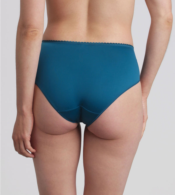 Playtex Midi Knicker In Green Velvet Flower Elegance Recycled