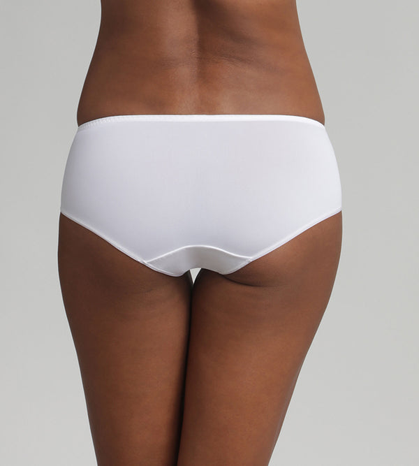 Playtex Midi Knickers In White Essential Elegance Embroidery