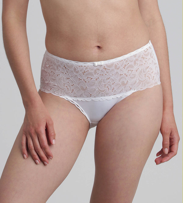playtex Midi knickers in white Recycled Classic Lace Support