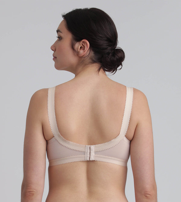 Playtex Non-wired Bra In Beige Cross Your Heart 165