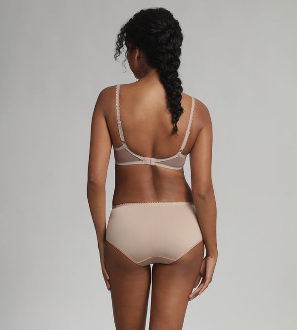 Playtex Non-wired Bra In Beige Flower Elegance Recycled