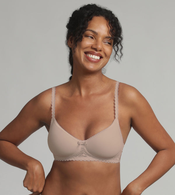 playtex Non-wired bra in beige Flower Elegance Recycled