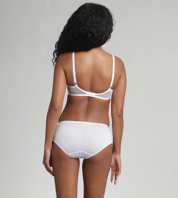 Playtex Non-wired Bra In White Flower Elegance Recycled