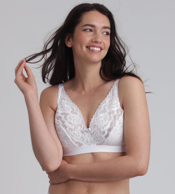 playtex Non-wired bra in white Flower Elegance Recycled