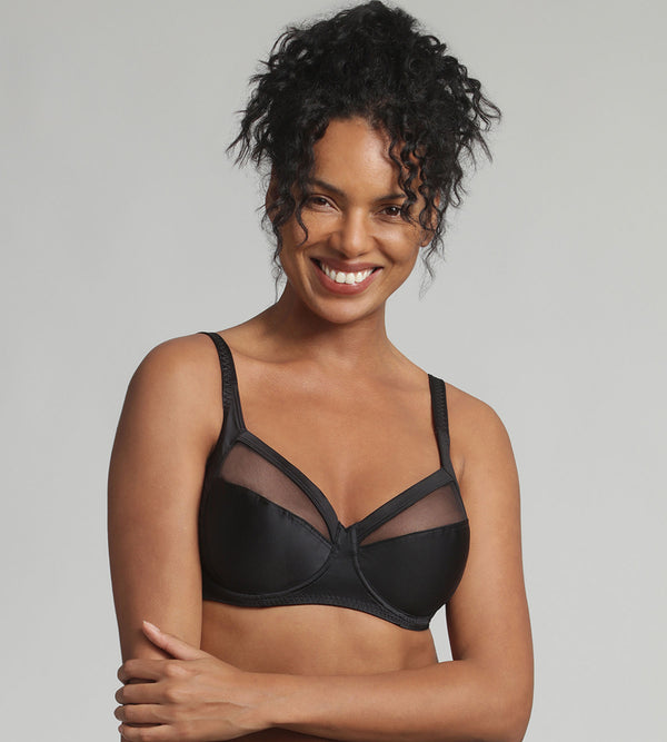 playtex Full cup bra in black Perfect Silhouette