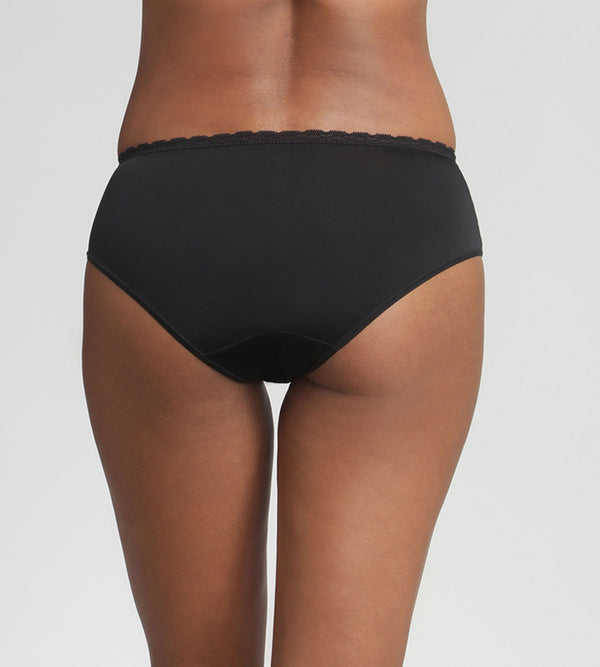 Playtex Midi Knickers In Black Ideal Posture