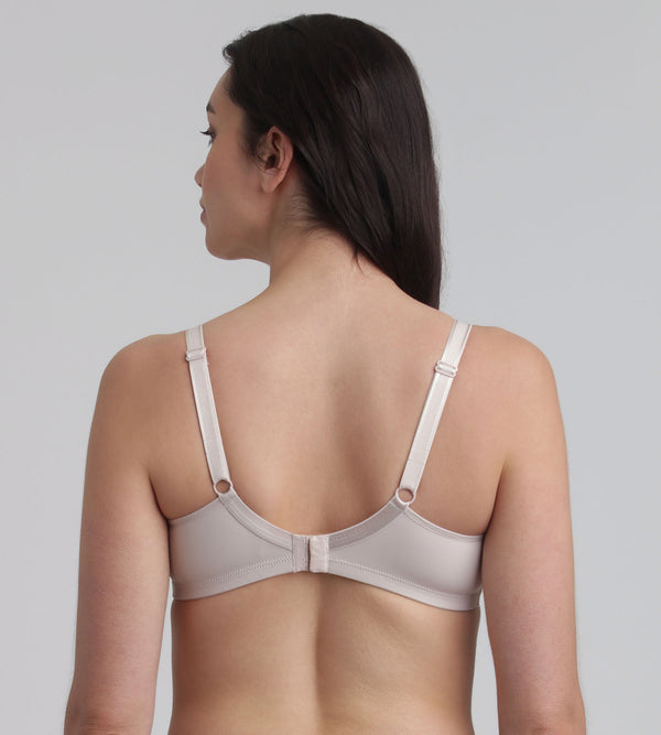 Playtex Non-wired Bra In Beige Basic Micro Support