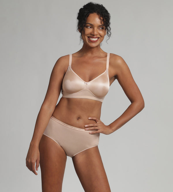 Playtex Non-wired Bra In Beige Essential Support