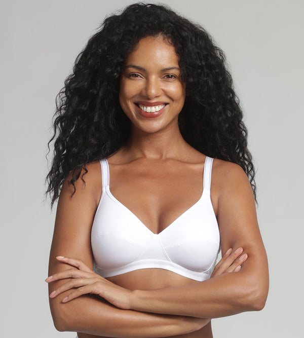playtex Non-wired bra in white Basic Micro Support