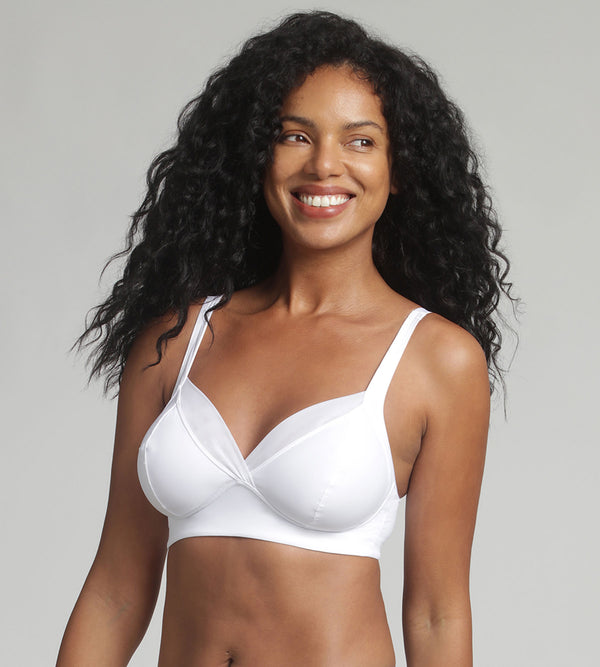 playtex Non wired bra in white Feel Good Support