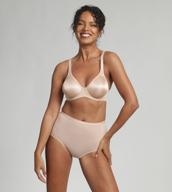 Playtex Underwired Bra In Beige Essential Support