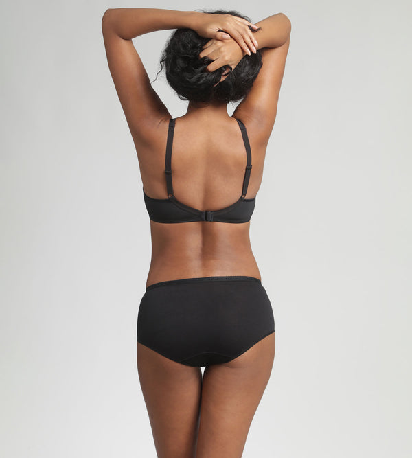 Playtex Underwired Bra In Black Essential Support