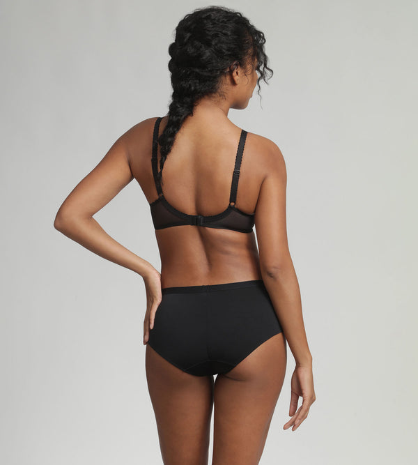 Playtex Underwired Bra In Black Secret Comfort