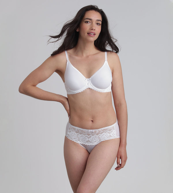 Playtex Spacer Bra In White Flower Elegance Recycled
