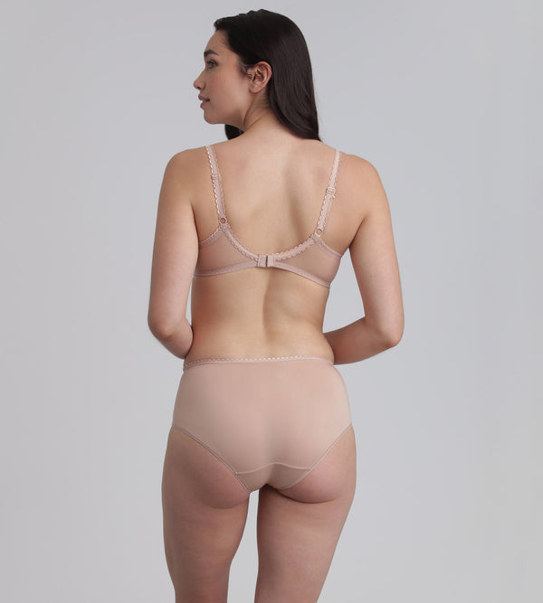 Playtex Underwired Bra In Beige Flower Elegance Recycled