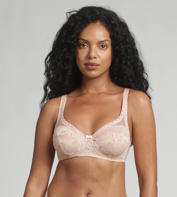 playtex Underwired bra in beige Recycled Classic Lace Support