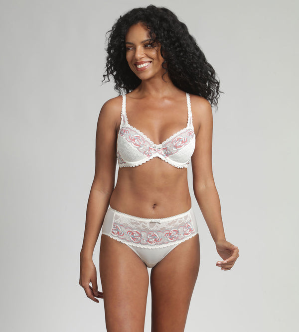 Playtex Underwired Bra In Blossom Ivory Flower Elegance Recycled