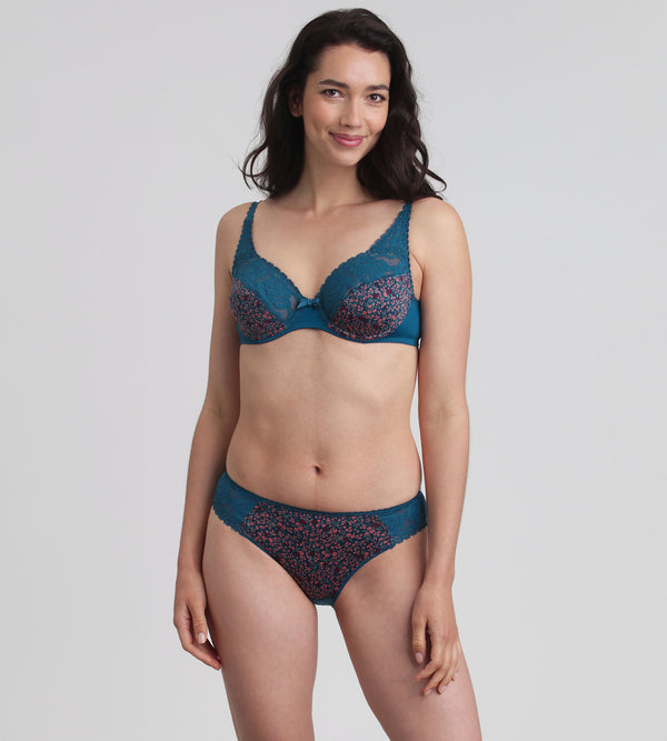 Playtex Underwired Bra In Magical Forest Flower Elegance Micro Recycled