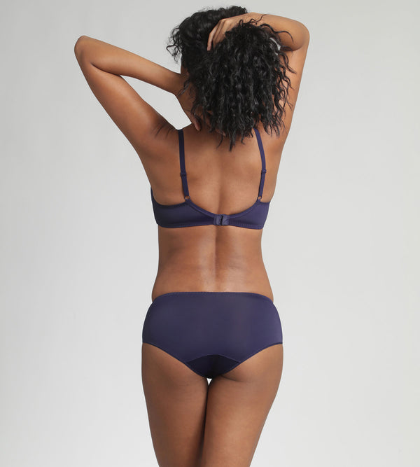 Playtex Underwired Bra In Navy Essential Elegance Embroidery