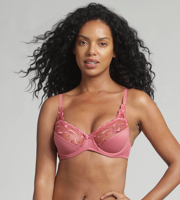 playtex Underwired bra in pink lady Essential Elegance Embroidery