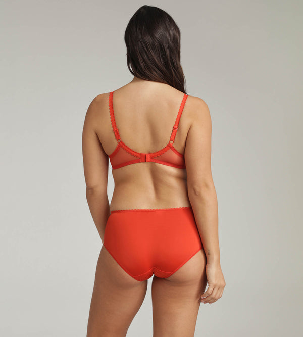 Playtex Underwired Bra In Red Poppy Flower Elegance Recycled