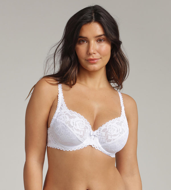 playtex Underwired bra in white Flower Elegance Recycled