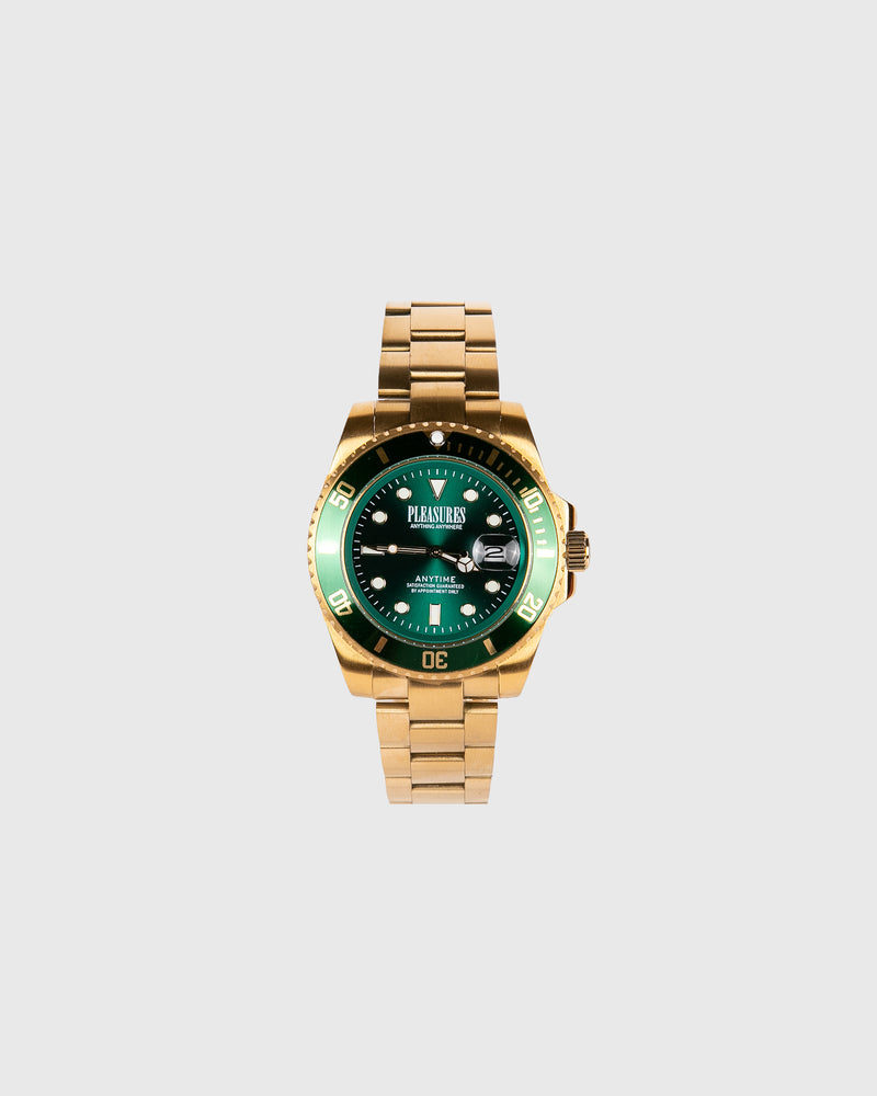 pleasures ANYTIME WATCH GOLD / GREEN