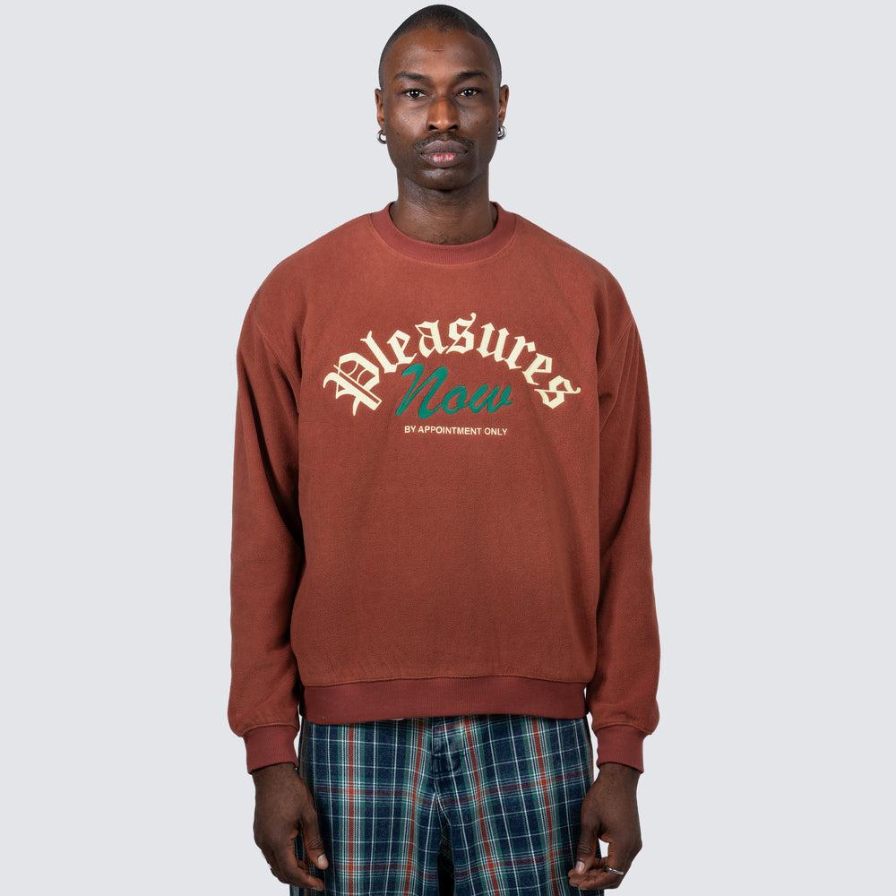 Pleasures APPOINTMENT FLEECE CREWNECK