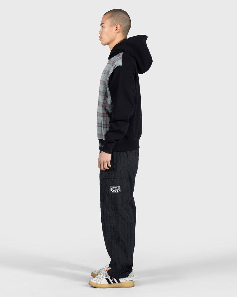 Pleasures CAREER CONTRAST PLAID HOODIE
