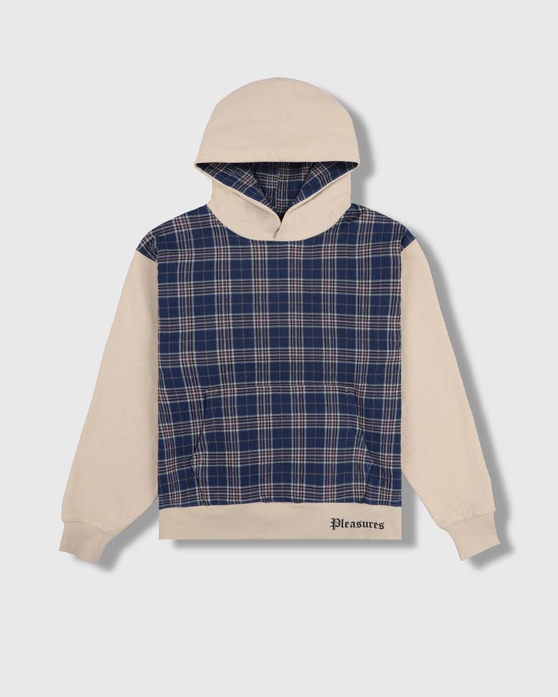 pleasures CAREER CONTRAST PLAID HOODIE