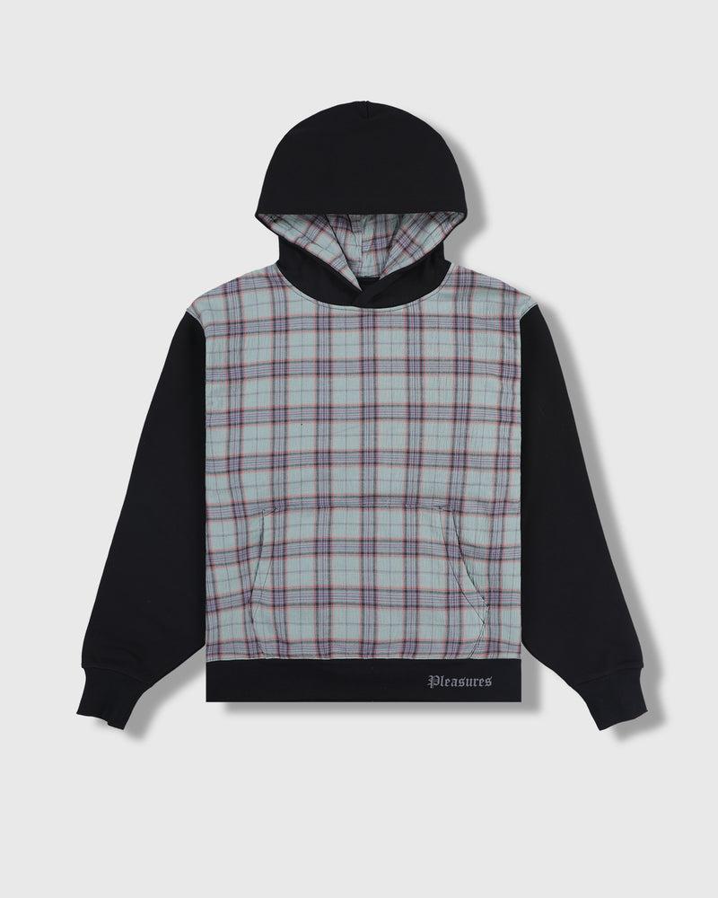 pleasures CAREER CONTRAST PLAID HOODIE