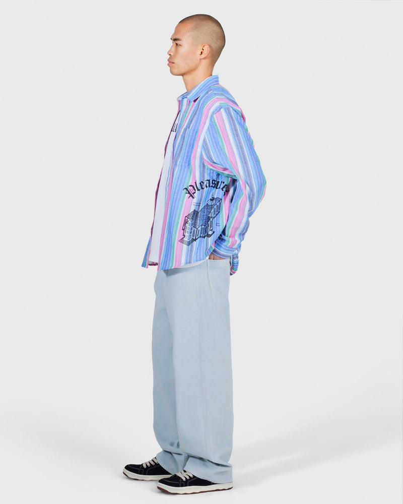 Pleasures CHAPEL LONG SLEEVE BUTTON UP