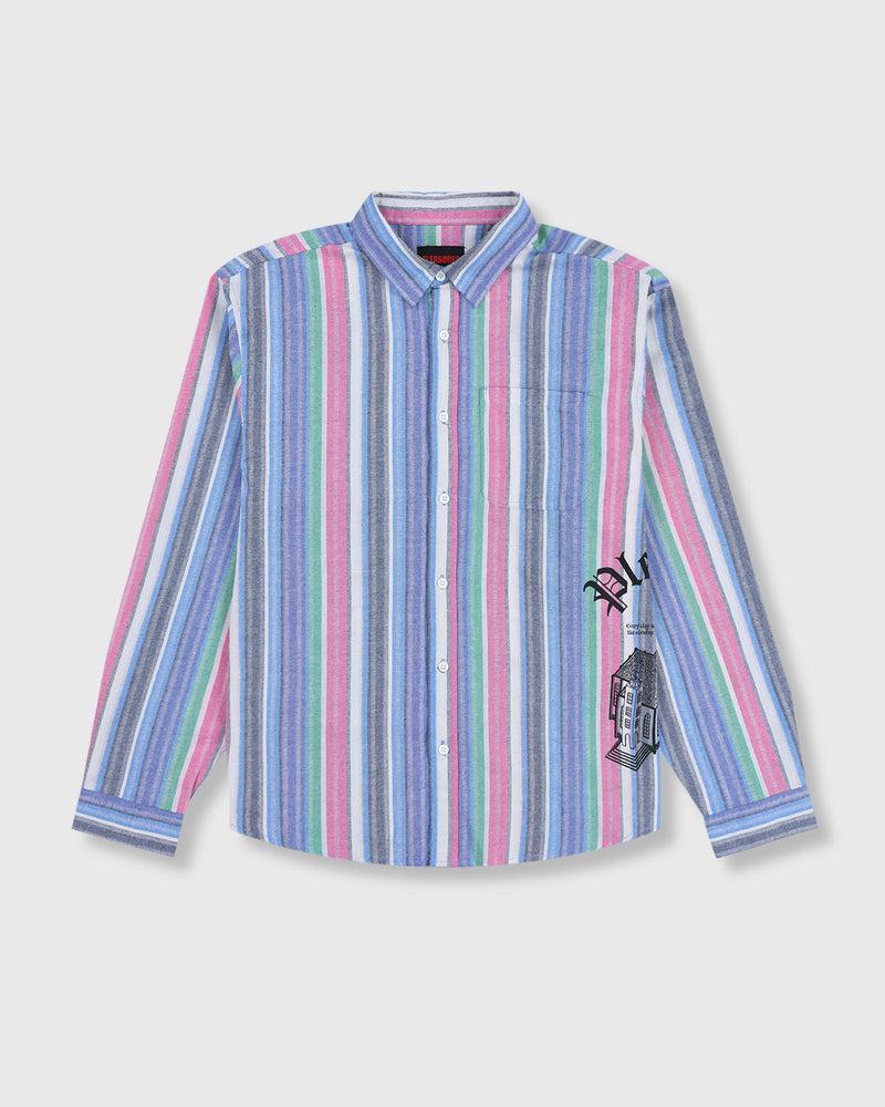 pleasures CHAPEL LONG SLEEVE BUTTON UP