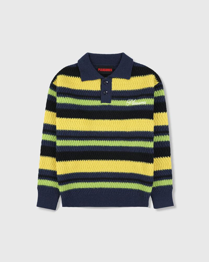 pleasures COOPER POLO SWEATER