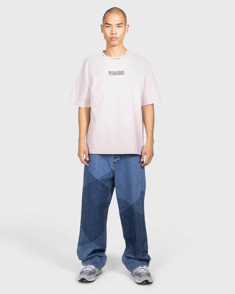 Pleasures CUT HERE HEAVYWEIGHT SHIRT