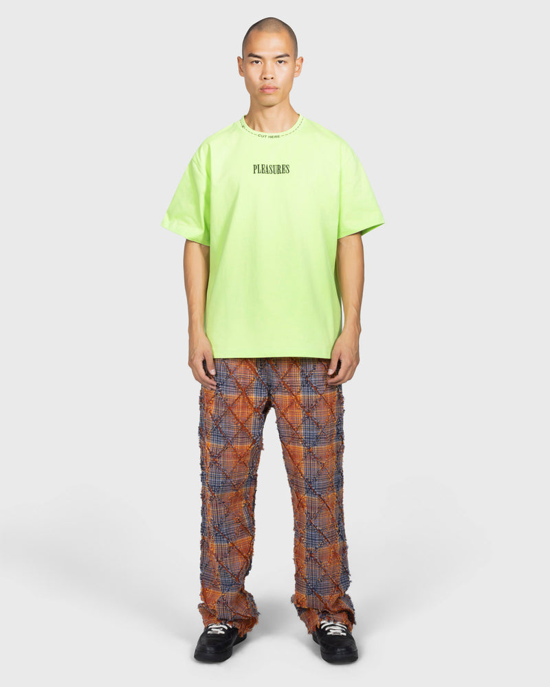 Pleasures CUT HERE HEAVYWEIGHT SHIRT