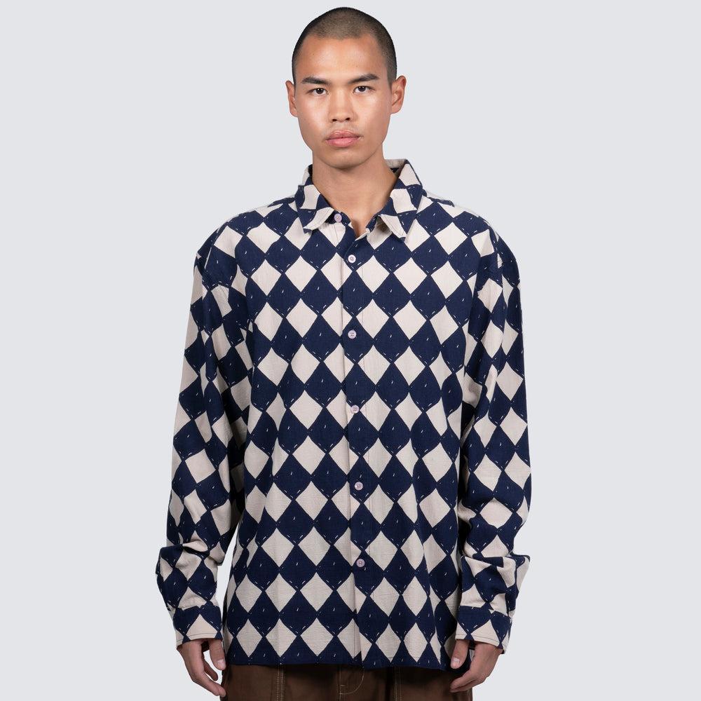 Pleasures DIAMOND BUTTON DOWN