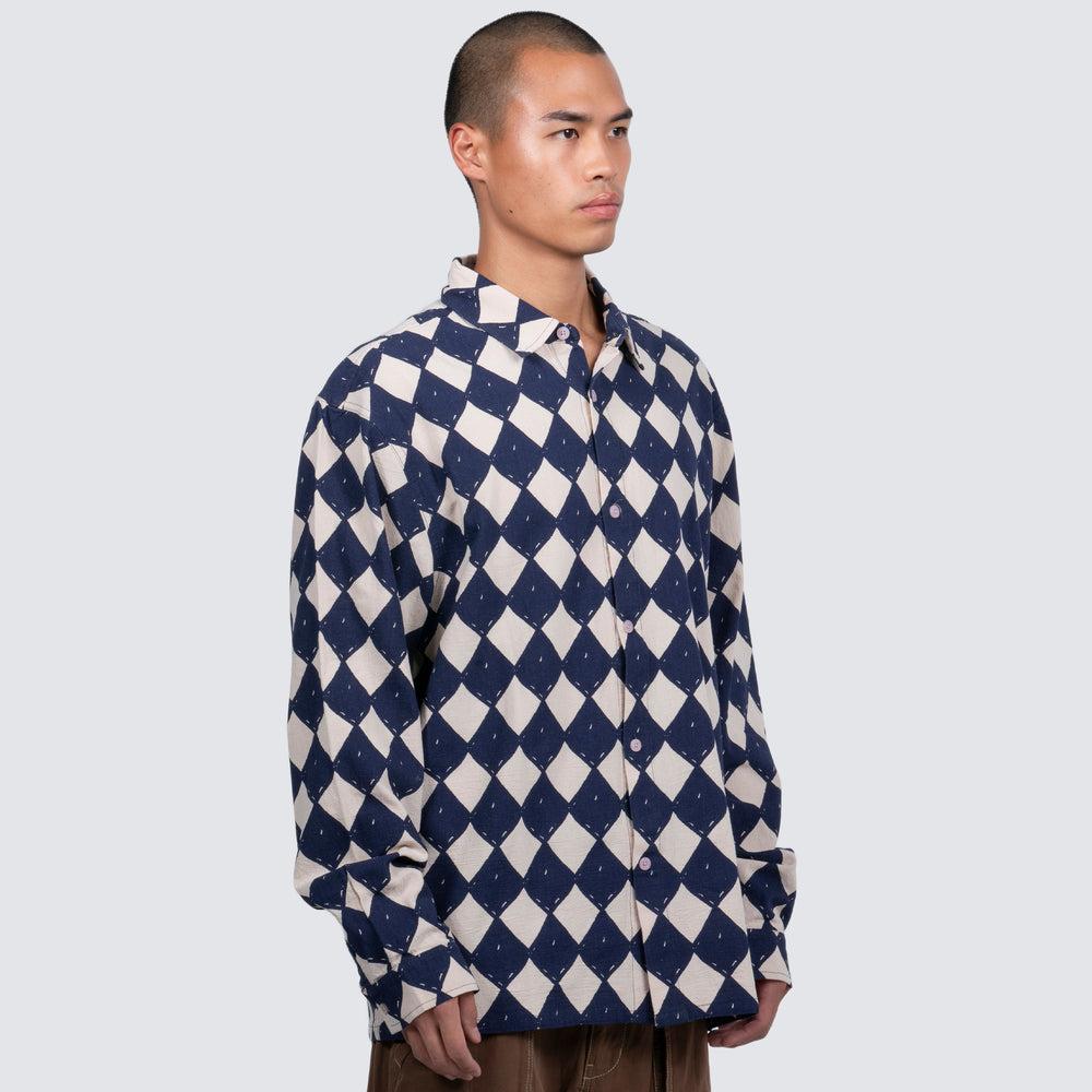 Pleasures DIAMOND BUTTON DOWN