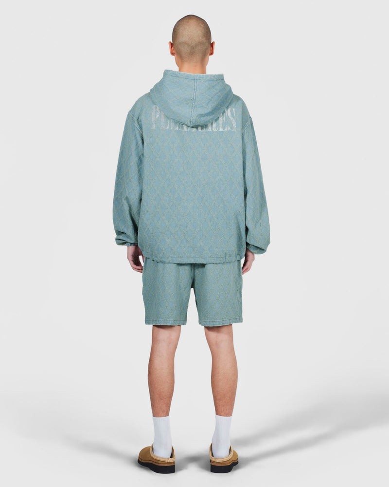 Pleasures DIAMOND JACQUARD ZIP HOODIE